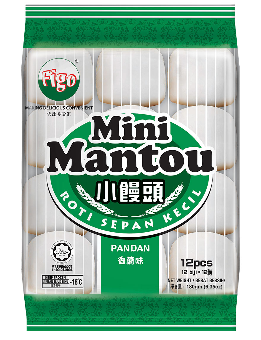 Figo Mini Mantou - Pandan