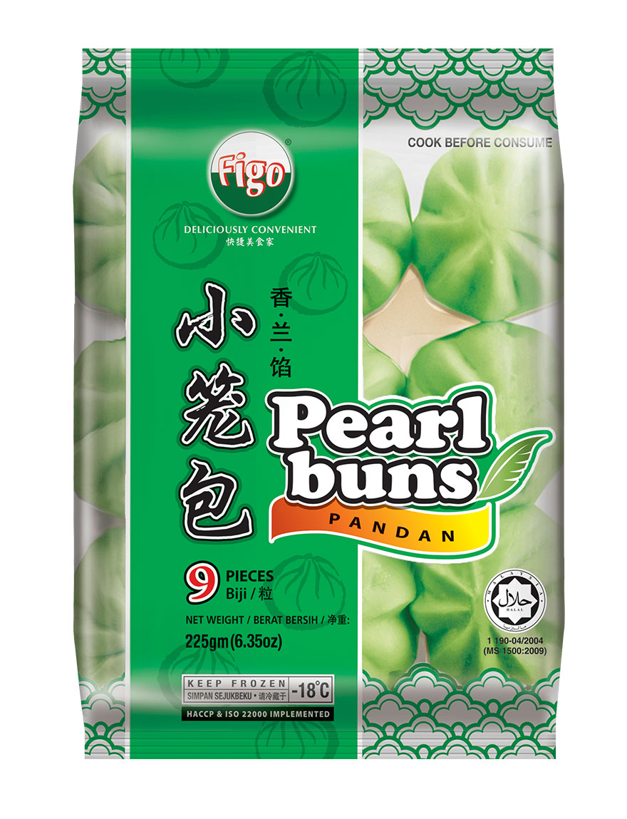 Figo Pearl Bun - Pandan