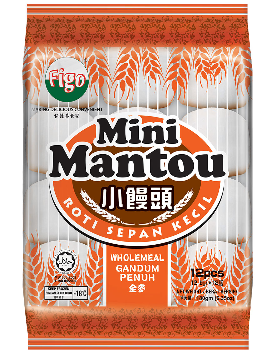Figo Mini Mantou - Wholemeal